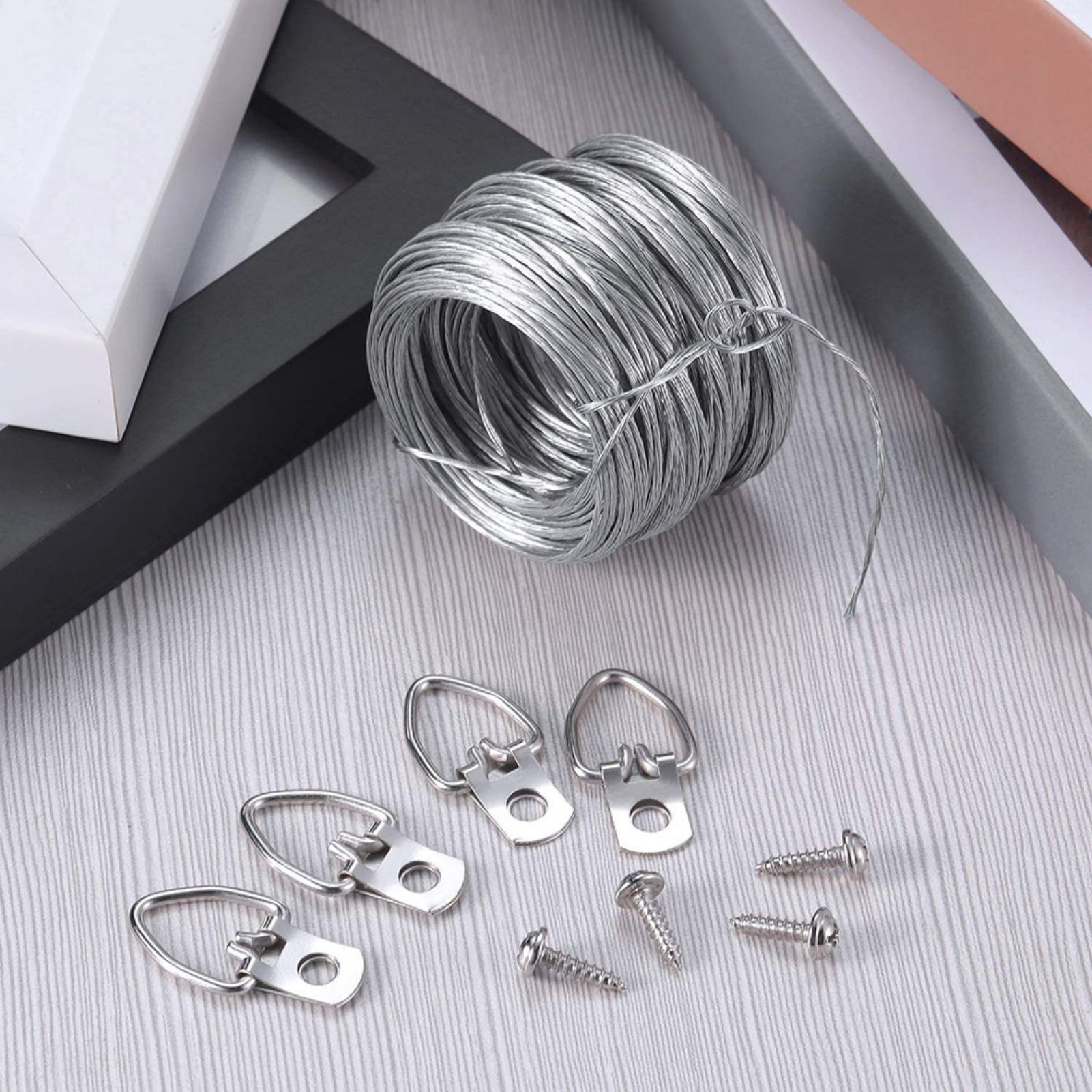 Woodworking Shop - Heavy Duty Picture Hanging Kit Rust