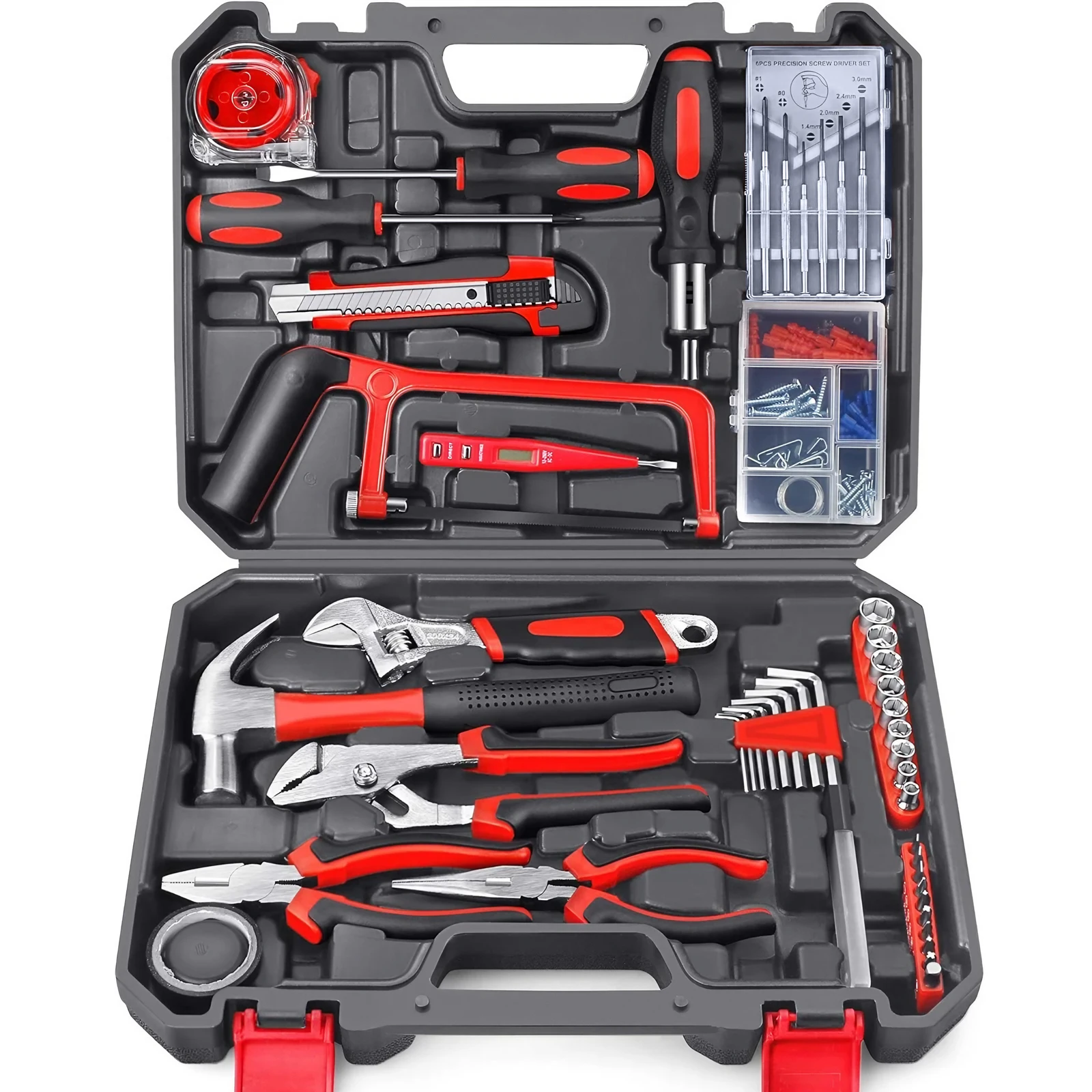 Woodworking Hand Saw - 39/45pcs Hardware Household Hand Tool Kit