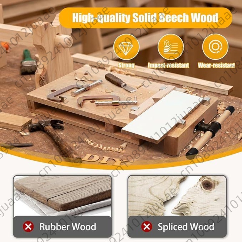 Woodworking Vise For Workbench - Hardwood Bench Desktop Woodworking Vise Woodworking