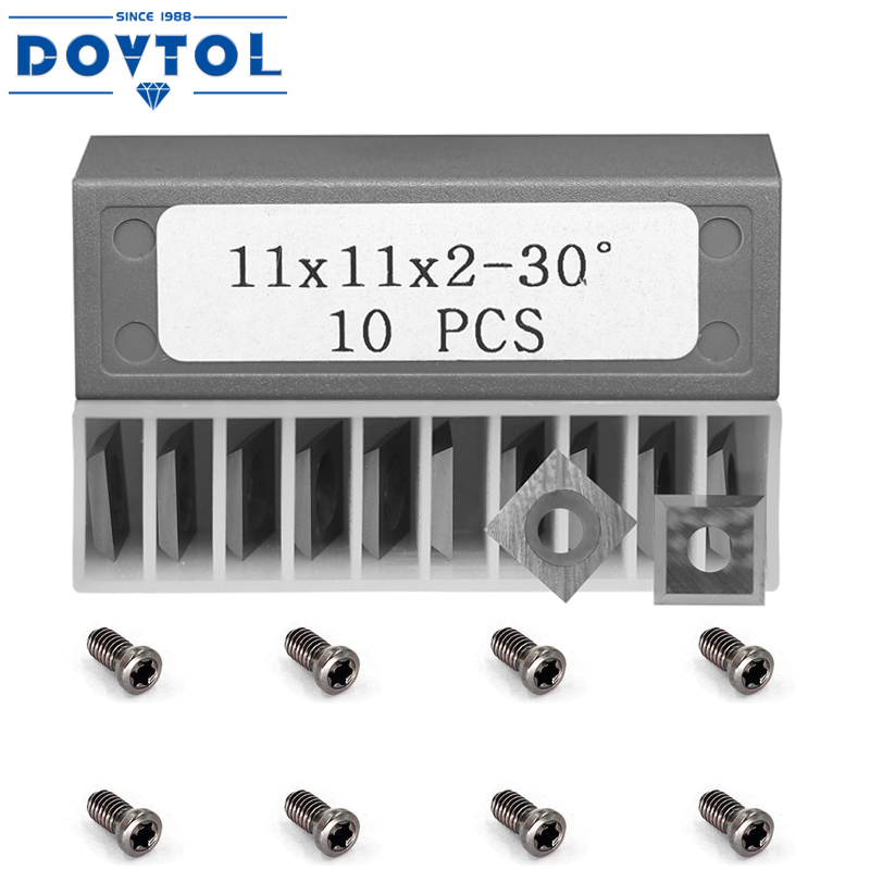 Woodworking Or Woodworking - 11mm Square Carbide Replacement Cutter Inserts