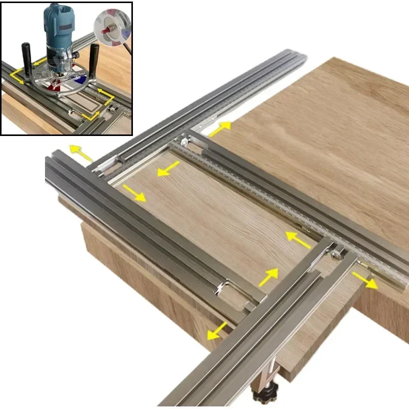 Woodworking Kumiko - Trimming Machine Milling Groove Engraving Guide