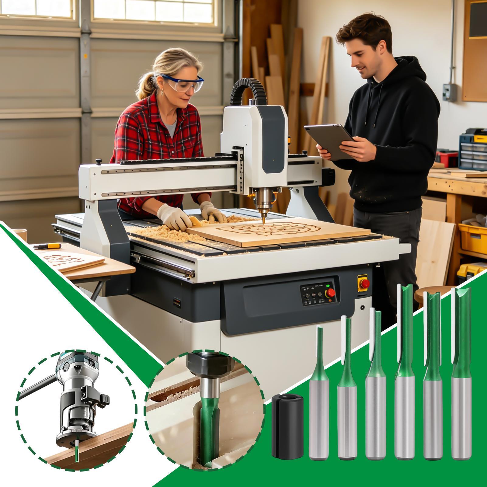 Straight Router Bits 0.3 Inch  - Router Bits For Woodworking review and price