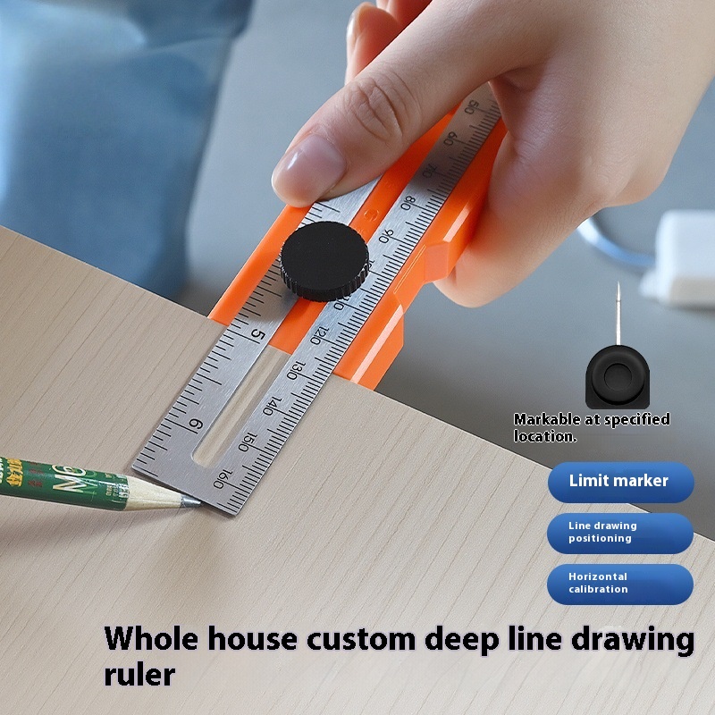 Multi-role Depth Measuring Rul - Woodworking Classes review and price