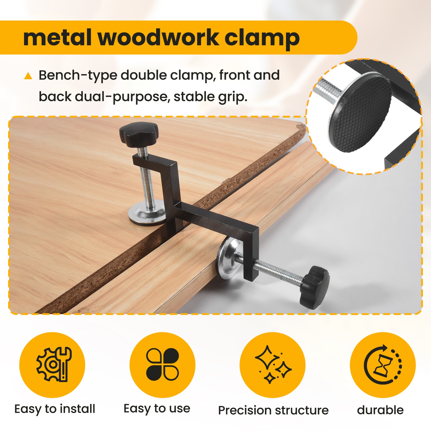 A93Z Strong Y-Type Clamp Woodw - Woodworking Vise Types review and price