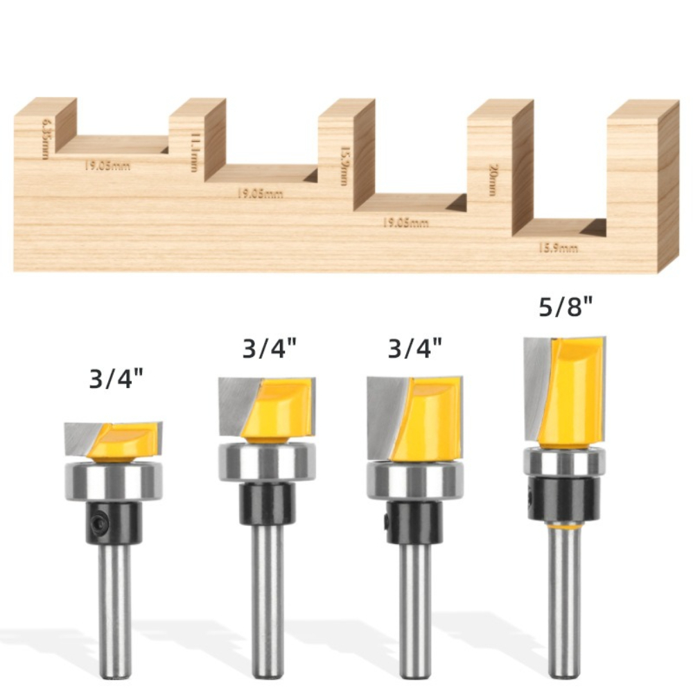 1/4Inch Shank Flush Trim Route - Router Bits For Woodworking review and price