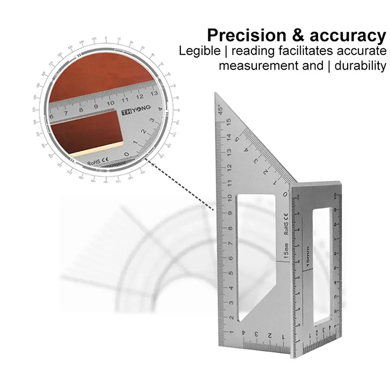 Multifunctional Angle Ruler 45 - Woodworking Classes review and price