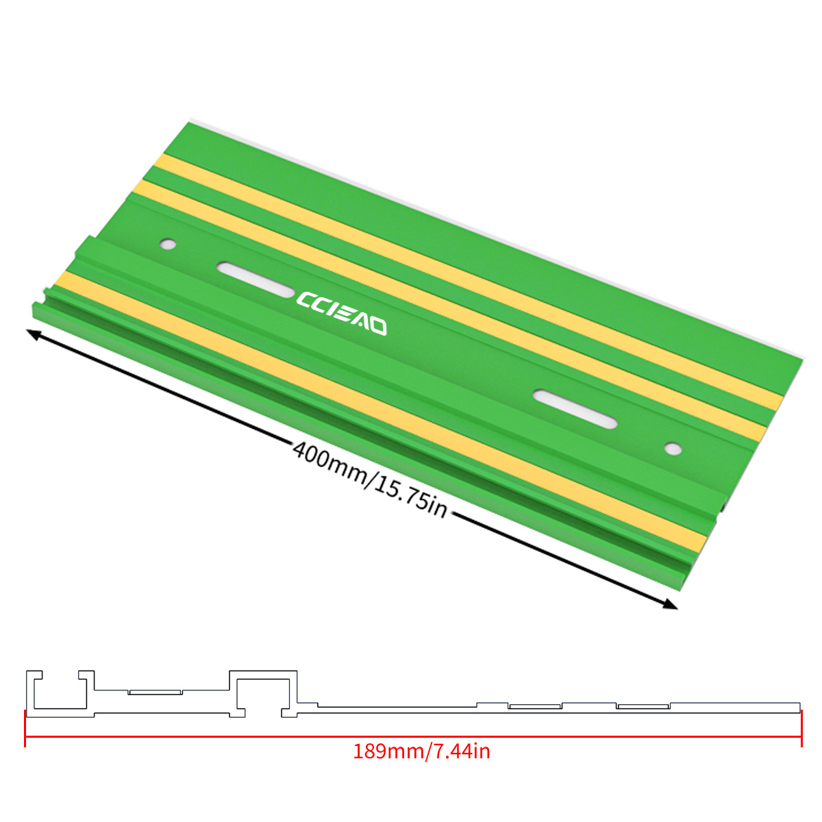 400mm Aluminum Guide Rail Trac - Woodworking Kumiko review and price