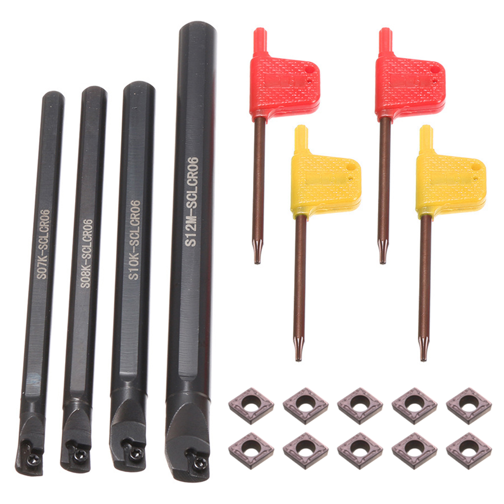 4 Set 7/8/10/12mm SCLCR Lathe  - Parting Tool Lathe review and price