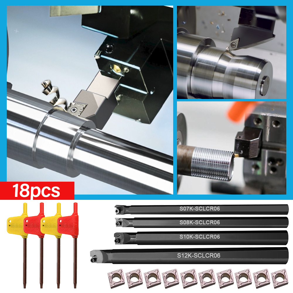 4 Set 7/8/10/12mm SCLCR Lathe  - Parting Tool Lathe review and price