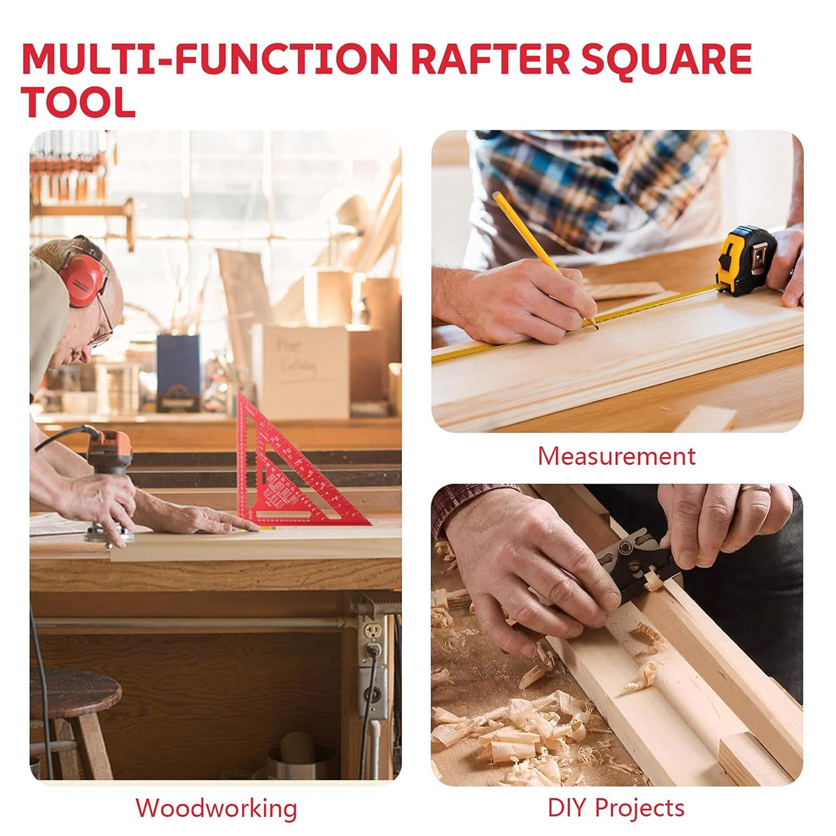 Aluminum Alloy Speed Square Hi - Woodworking Basic Tools review and price