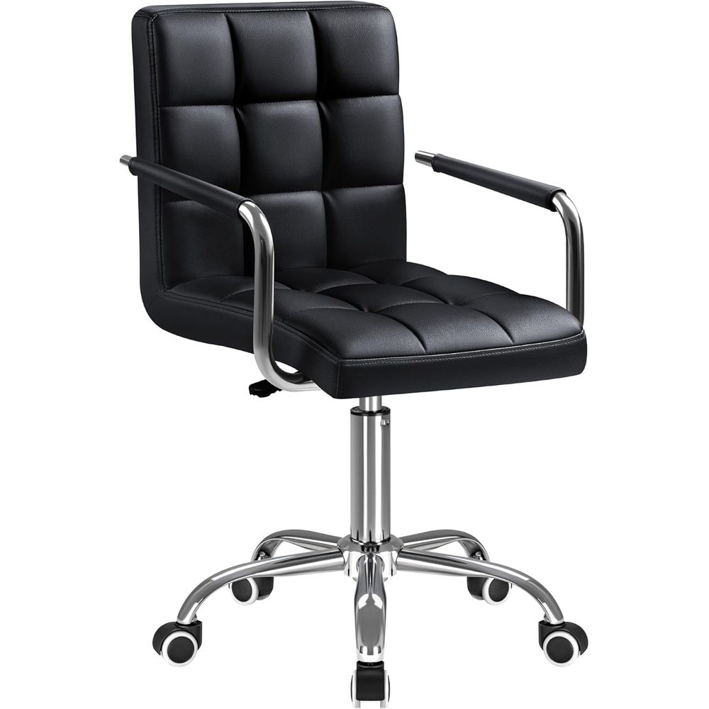 Padded Swivel Office Chair wit - Woodworking Desk Chair review and price