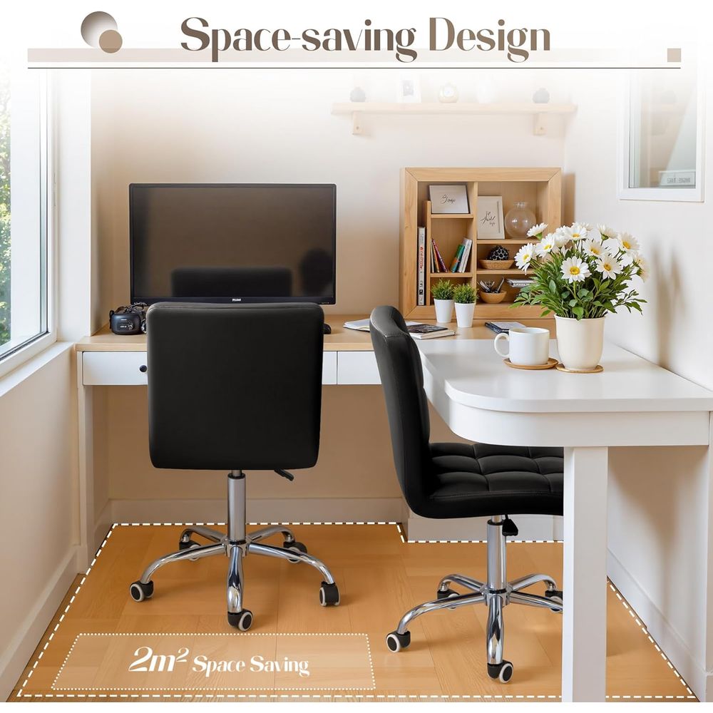 Padded Swivel Office Chair wit - Woodworking Desk Chair review and price