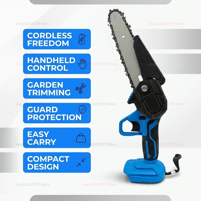 6 Inch Cordless Electric Chain - Woodworking Yard Projects review and price
