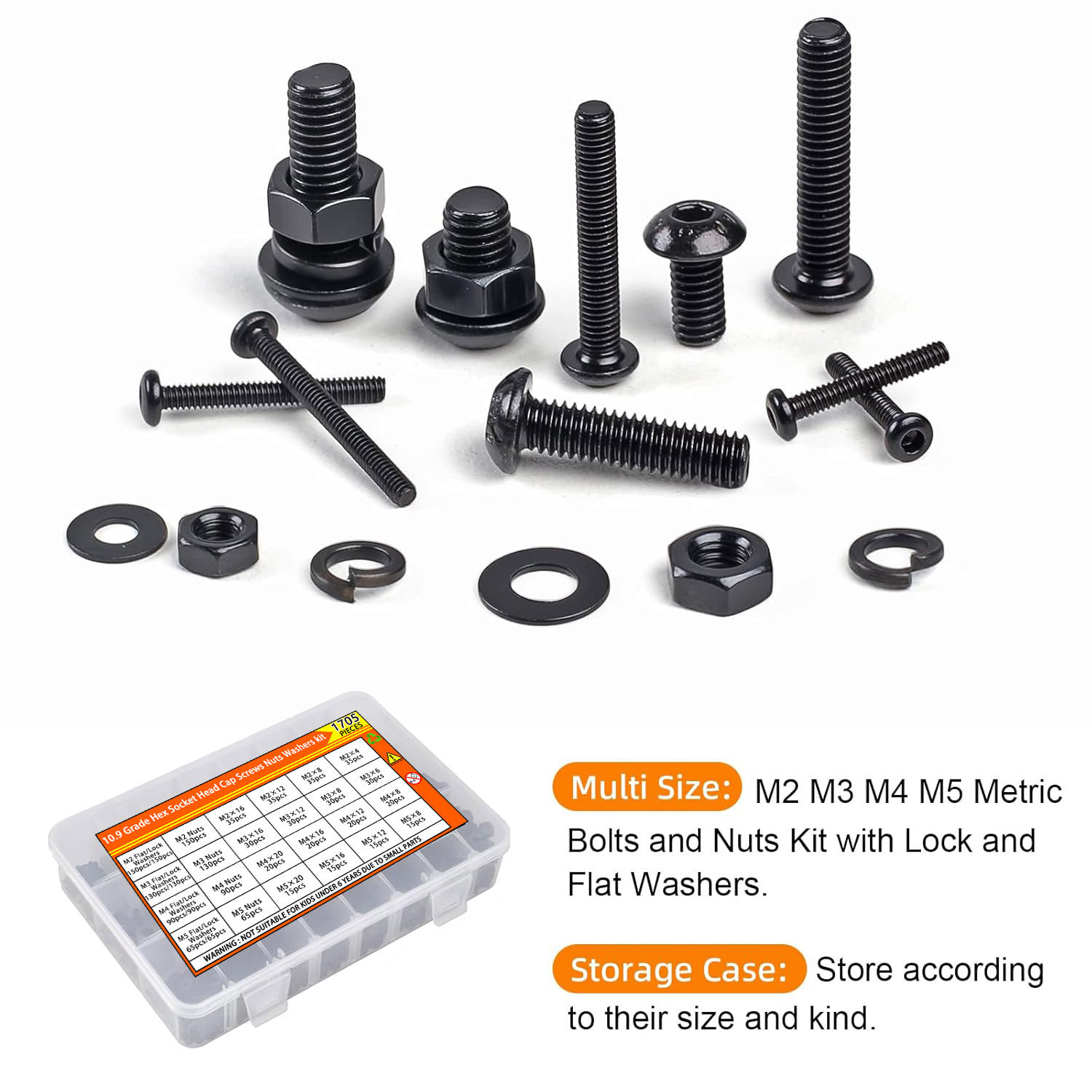 1705PCS Hex Button Head Screw  - Woodworking Shop review and price