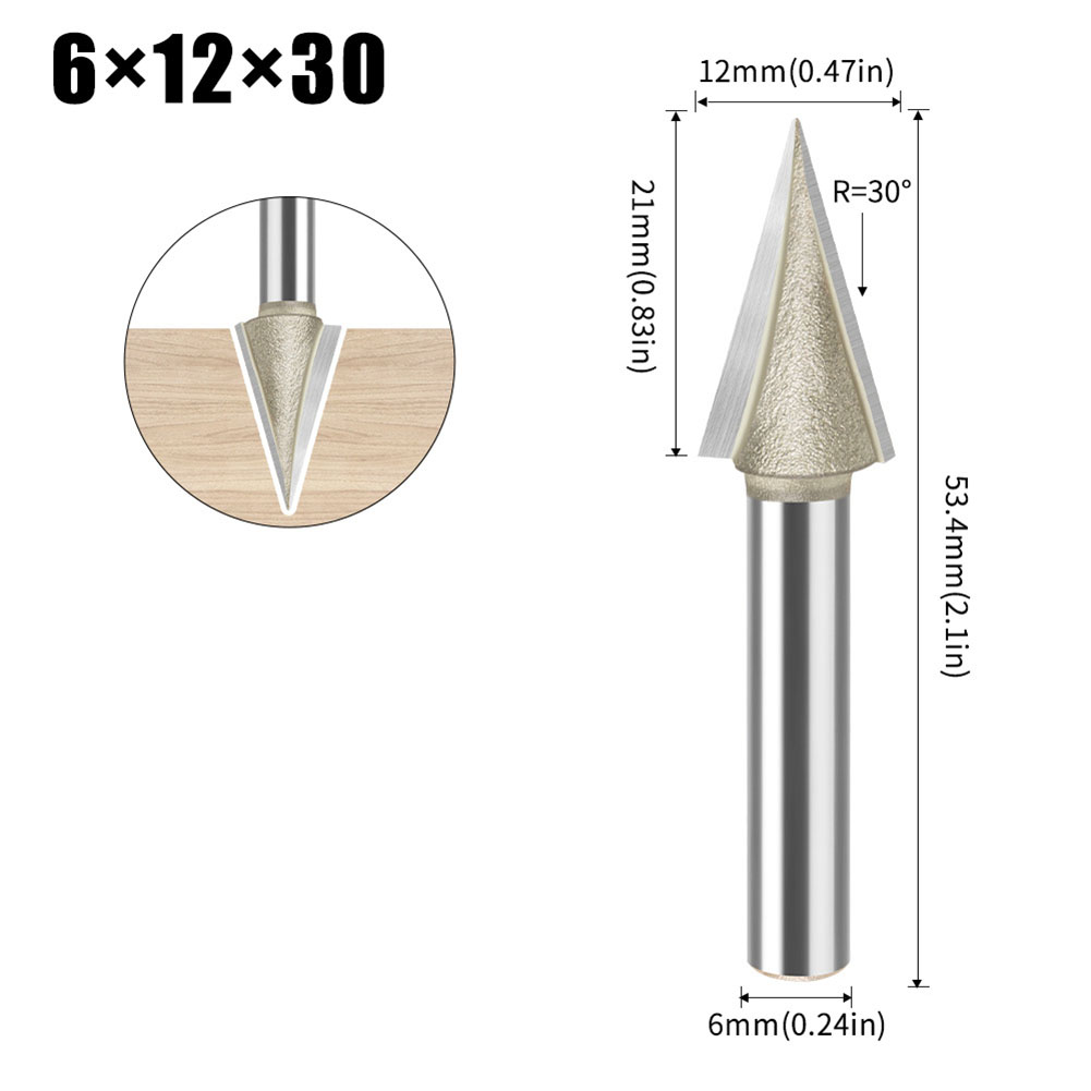 Carbide V Bit 30 Degree V Shap - Woodworking Or Woodworking review and price